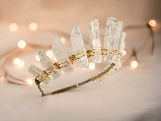Clear Quartz Crystal Crown for Amplification & Clarity