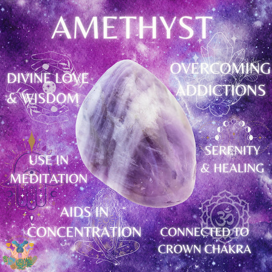 Amethyst Crystal Crown for Divine Love & Wisdom